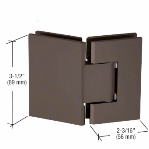 Gun Metal Grey Diamond Shape Shower Screen Hinge H20-GM